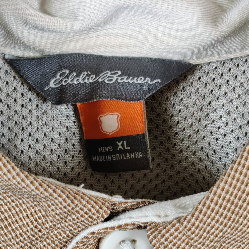 Eddie Bauer Men's XL Long‎ Sleeve Button Down Fishing Shirt - Picture 4 of 11